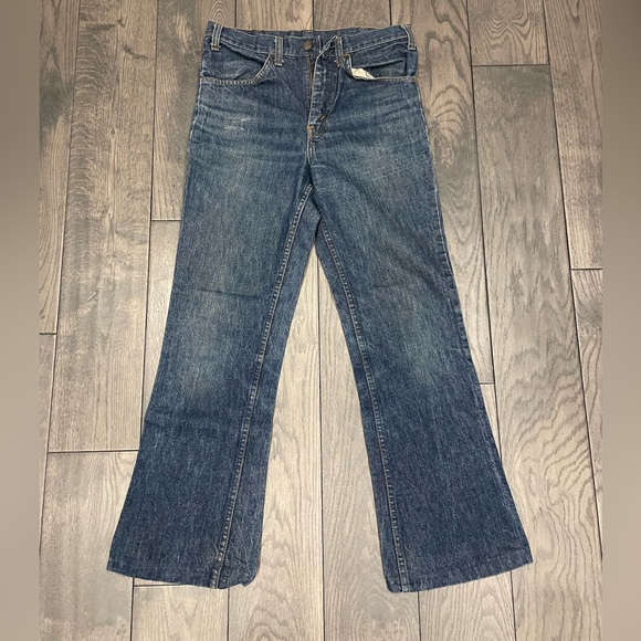 Dark Washed Flare Jeans - Picture 1 of 1